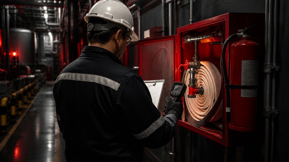 Inspección y diagnóstico de equipos contra incendio