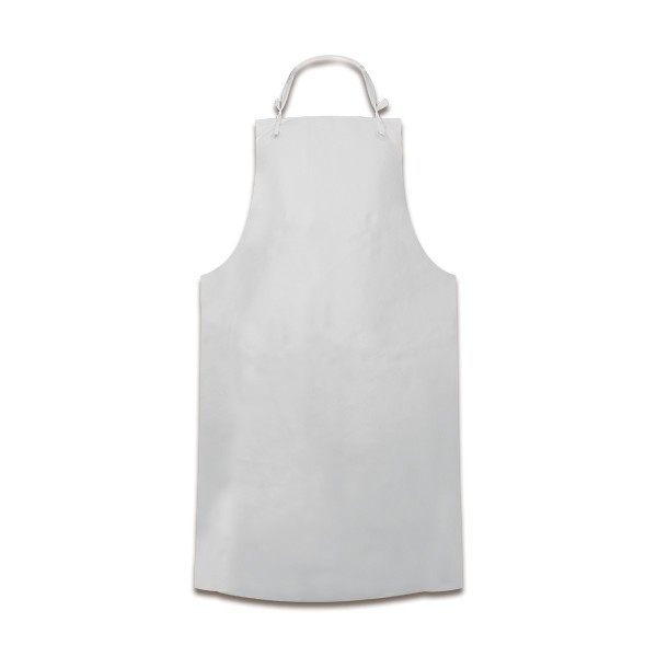 MANDIL DE PVC BLANCO 0.20MM