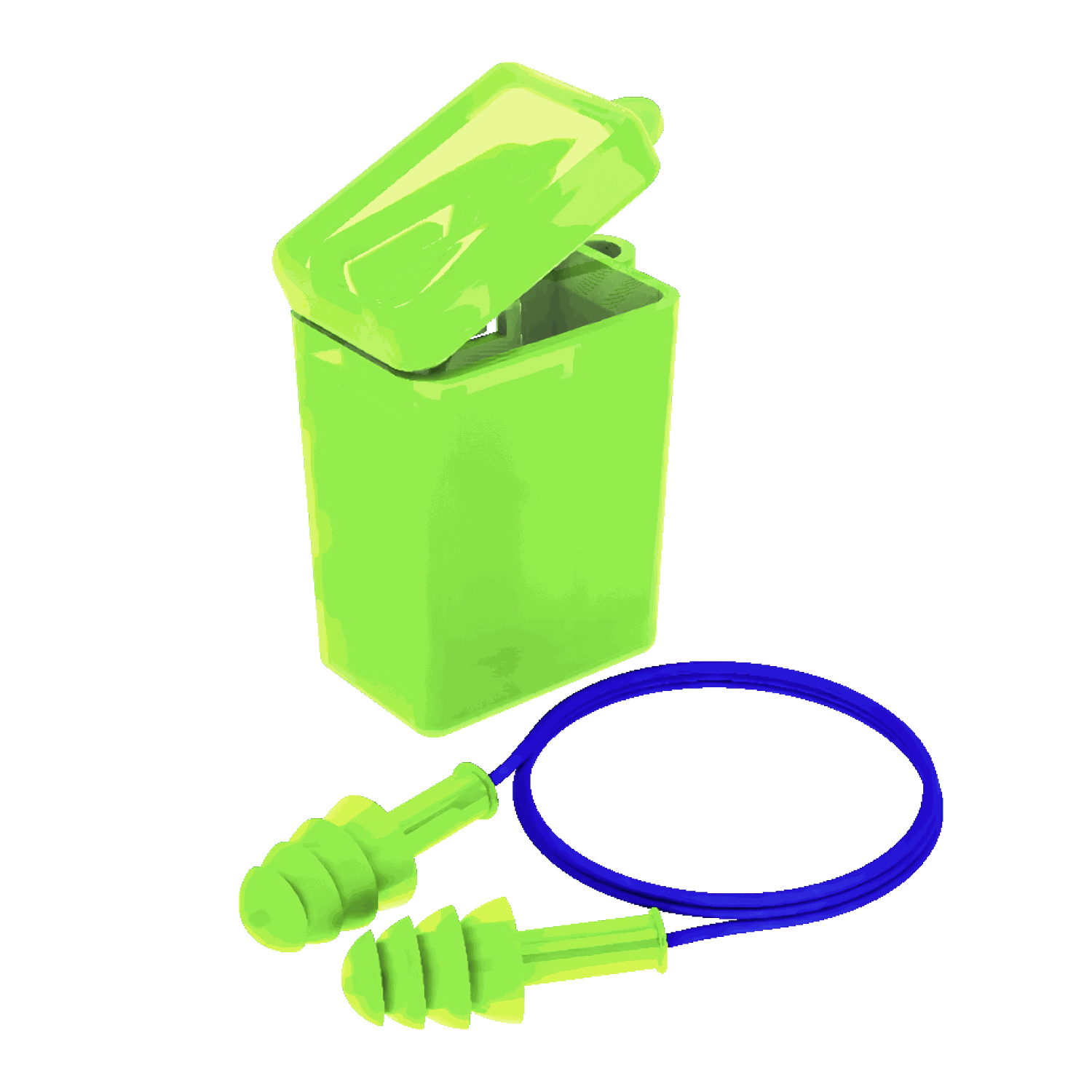 TAPONES REUTILIZABLES DE ALTA VISIBILIDAD.ECOFRIENDLY REUSABLE EARPLUGS.