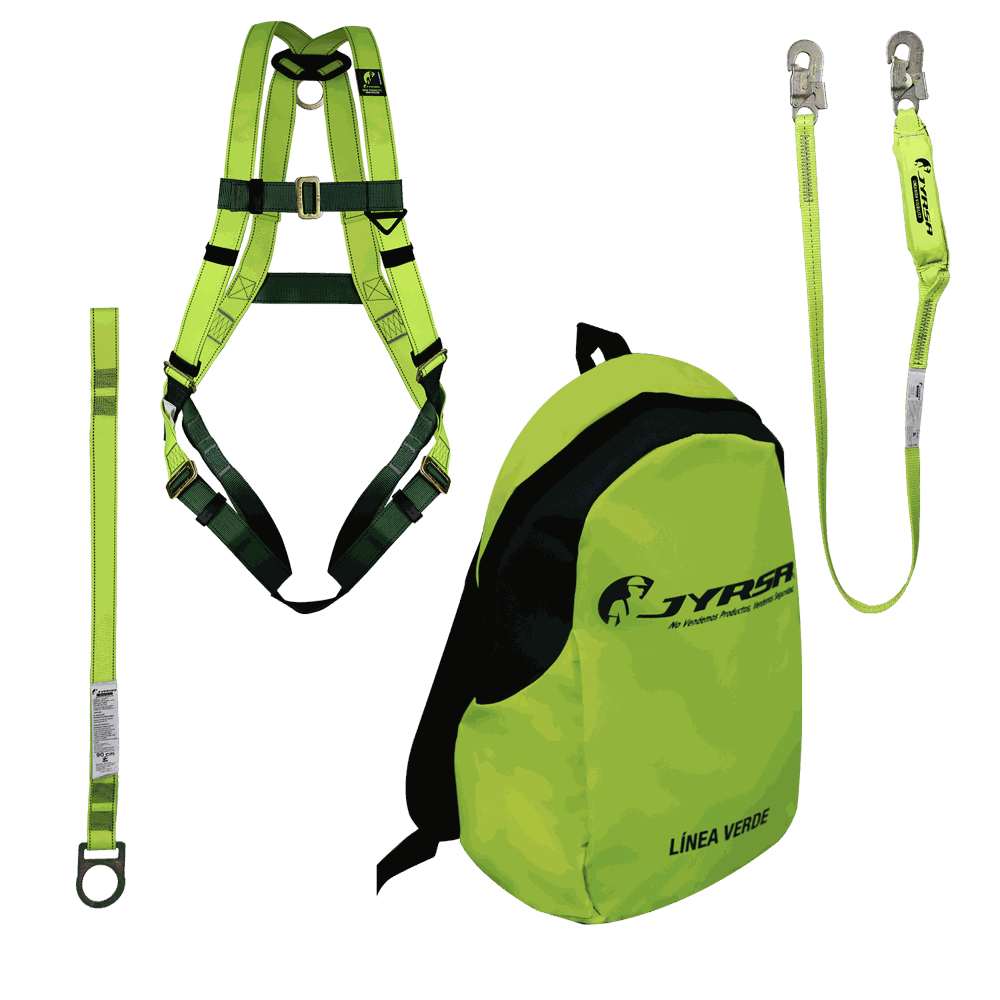 Kit contra caídas de altura 01.
Height fall protection kit 01.