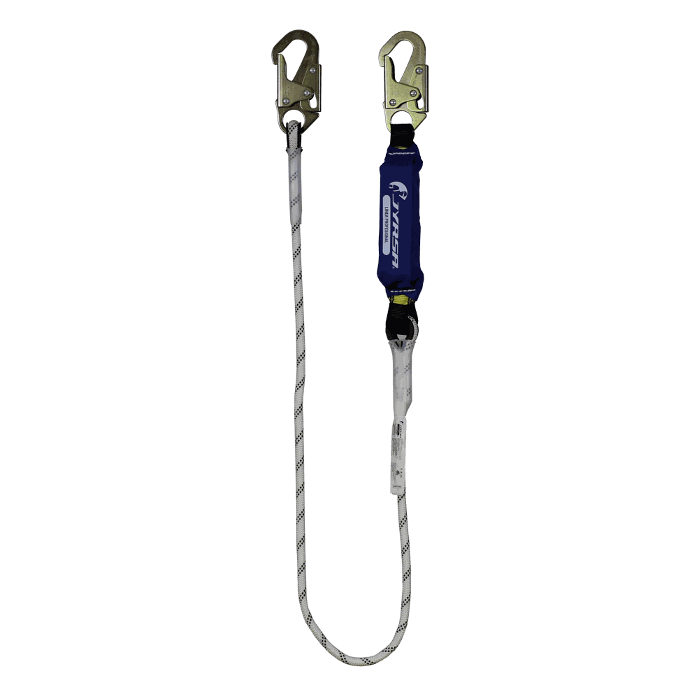 Amortiguador con cuerda de nylon.
Shock absorber with nylon rope.