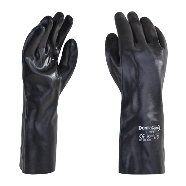 GUANTE PVC NEGRO 35 CM